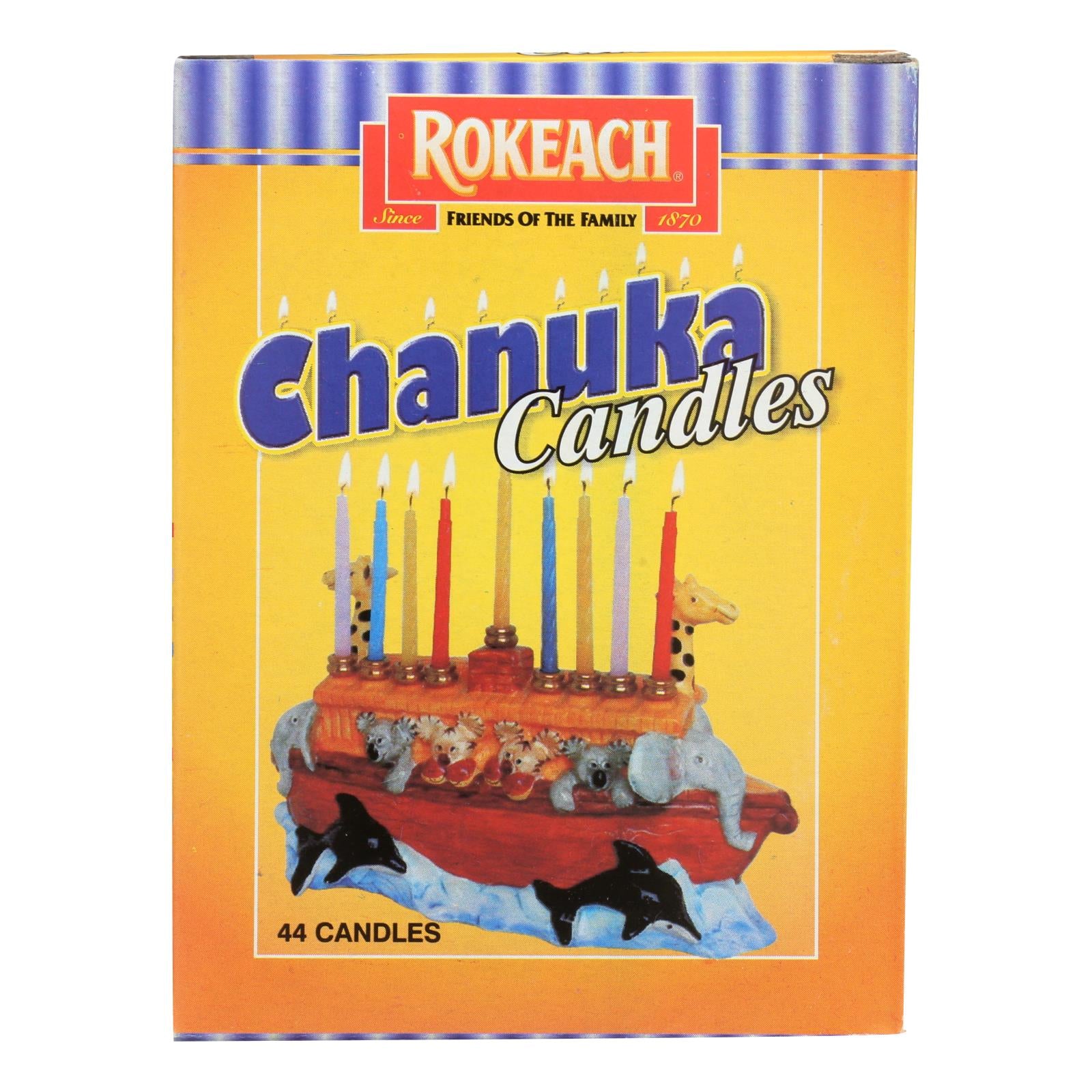 Rokeach, Rokeach Chanukah Candles - Case of 10 - 44 Count (Pack of 10)