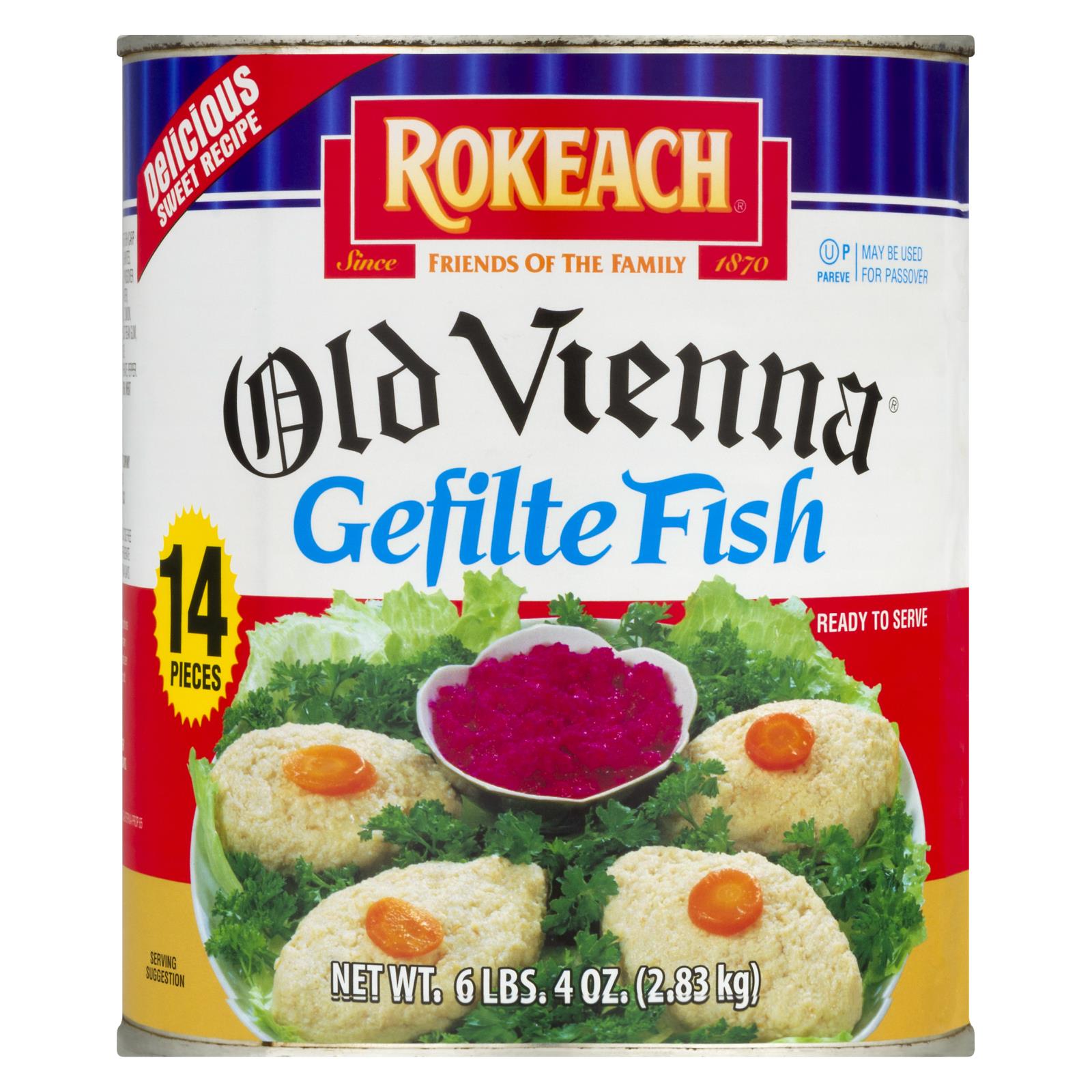 Rokeach, Rokeach - Fish Old Vienna 14pc - Case of 6-100 OZ (Pack of 6)